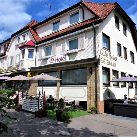 Hotel Conditorei Cafe Baier Schoemberg  المظهر الخارجي الصورة